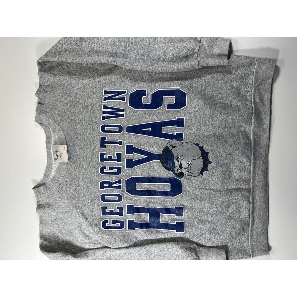 Vintage Georgetown Hoyas Grey Crewneck Sweatshirt XL